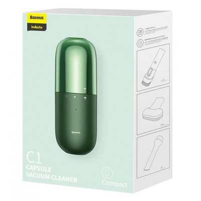 Настольный пылесос BASEUS C1, зеленый Настольный пылесос BASEUS C1, зеленый