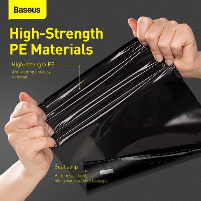 Органайзер на автомобильные сиденья BASEUS Clean Garbage Bag, черный Органайзер на автомобильные сиденья BASEUS Clean Garbage Bag, черный