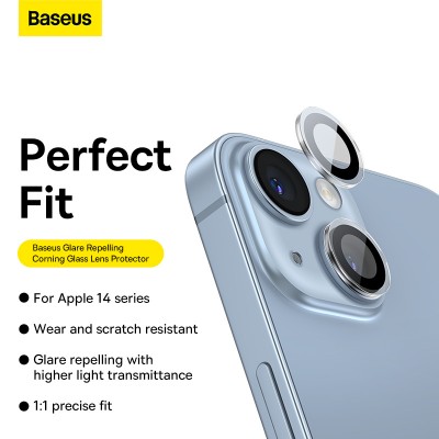 Защитное стекло BASEUS на заднюю камеру для iPhone 14/14 Plus 6.7 Защитное стекло BASEUS на заднюю камеру для iPhone 14/14 Plus 6.7