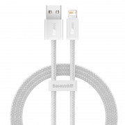 Кабель USB BASEUS Dynamic Series Fast Charging, USB - Lightning, 2.4А, 1 м, белый