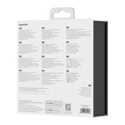 Беспроводные наушники BASEUS Bowie E9, Bluetooth, 40 мАч, белый Беспроводные наушники BASEUS Bowie E9, Bluetooth, 40 мАч, белый