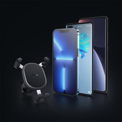 Автомобильный держатель BASEUS Stable Gravitational (Air Outlet version), черный, на воздуховод Автомобильный держатель BASEUS Stable Gravitational (Air Outlet version), черный, на воздуховод