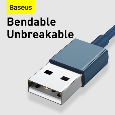 Кабель USB BASEUS Superior Series Fast Charging, USB - MicroUSB+Type-C+Lightning, 3.5A, 1.5 м, синий Кабель USB BASEUS Superior Series Fast Charging, USB - MicroUSB+Type-C+Lightning, 3.5A, 1.5 м, синий
