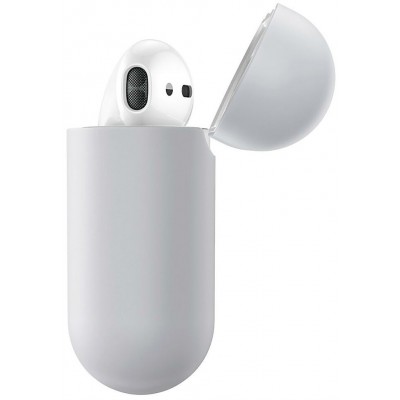 Чехол BASEUS Ultrathin для Airpods 1/2, серый Чехол BASEUS Ultrathin для Airpods 1/2, серый