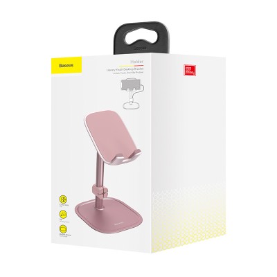 Настольная подставка BASEUS Literary Youth, розовое золото Настольная подставка BASEUS Literary Youth, розовое золото