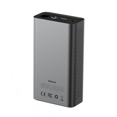 Автомобильный компрессор BASEUS Energy Source Inflator Pump, портативный 54Вт, 2.4A, 2400 мАч, тусклый, фонарик, дисплей Автомобильный компрессор BASEUS Energy Source Inflator Pump, портативный 54Вт, 2.4A, 2400 мАч, тусклый, фонарик, дисплей