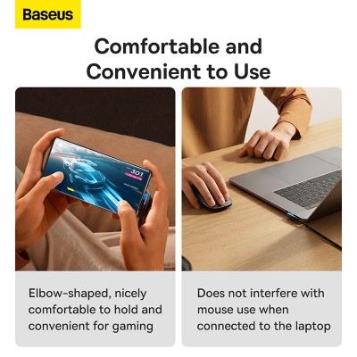 Кабель USB-C BASEUS MVP 2 Elbow-shaped Fast Charging, Type-C - Type-C, 100W, 2 м, черный+синий, угловой Кабель USB-C BASEUS MVP 2 Elbow-shaped Fast Charging, Type-C - Type-C, 100W, 2 м, черный+синий, угловой