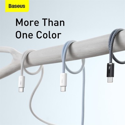 Кабель USB-C BASEUS Dynamic Series Fast Charging, Type-C - Type-C, 5A, 100W, 2 м, серый Кабель USB-C BASEUS Dynamic Series Fast Charging, Type-C - Type-C, 5A, 100W, 2 м, серый