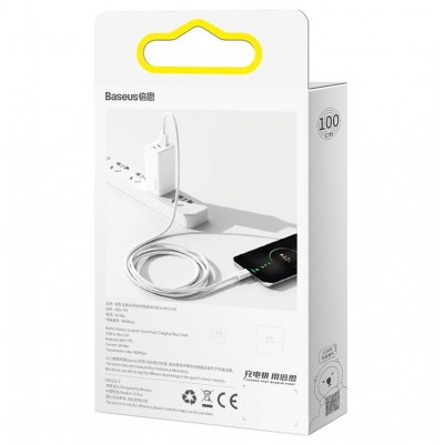 Кабель USB BASEUS Superior Series Fast Charging, USB - MicroUSB, 2А, 1 м, белый Кабель USB BASEUS Superior Series Fast Charging, USB - MicroUSB, 2А, 1 м, белый