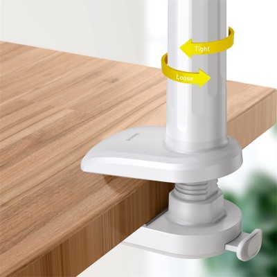 Настольный держатель BASEUS Otaku Life Rotary Adjustment Pro, серебристый Настольный держатель BASEUS Otaku Life Rotary Adjustment Pro, серебристый