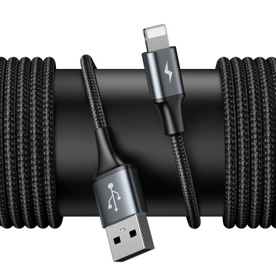 Кабель USB BASEUS Special Data Cable for Backseat (USB to iP+Dual USB), 3A, черный Кабель USB BASEUS Special Data Cable for Backseat (USB to iP+Dual USB), 3A, черный