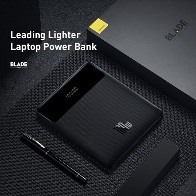 Портативный аккумулятор BASEUS Blade Power Digital Display Fast Charging 100W, 5A, 20000 мА⋅ч, черный, с дисплеем Портативный аккумулятор BASEUS Blade Power Digital Display Fast Charging 100W, 5A, 20000 мА⋅ч, черный, с дисплеем