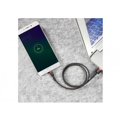 Кабель USB BASEUS Cafule, USB - MicroUSB, 1.5А, 2 м, красный+черный Кабель USB BASEUS Cafule, USB - MicroUSB, 1.5А, 2 м, красный+черный