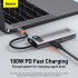 Переходник/Адаптер BASEUS Metal Gleam Series 5-in-1, Разветвитель, Type-C - USB3.0 + USB2.0 + HDMI + PD + 4K HD, серый Переходник/Адаптер BASEUS Metal Gleam Series 5-in-1, Разветвитель, Type-C - USB3.0 + USB2.0 + HDMI + PD + 4K HD, серый