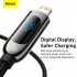 Кабель USB-C BASEUS Display Fast Charging, Type-C - Lightning, 2,22А, 20W, 1 м, черный Кабель USB-C BASEUS Display Fast Charging, Type-C - Lightning, 2,22А, 20W, 1 м, черный