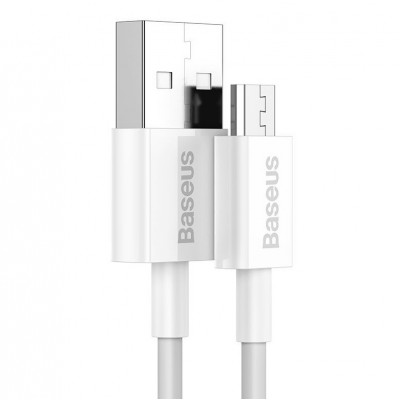 Кабель USB BASEUS Superior Series Fast Charging, USB - MicroUSB, 2А, 1 м, белый Кабель USB BASEUS Superior Series Fast Charging, USB - MicroUSB, 2А, 1 м, белый