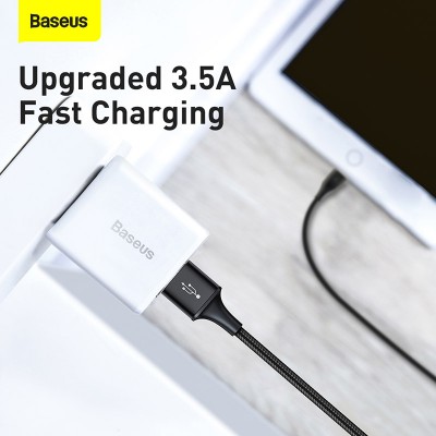 Кабель USB BASEUS Rapid Series 3-in-1, USB - MicroUSB+Type-C+Lightning, 3A, 1.2 м, черный Кабель USB BASEUS Rapid Series 3-in-1, USB - MicroUSB+Type-C+Lightning, 3A, 1.2 м, черный