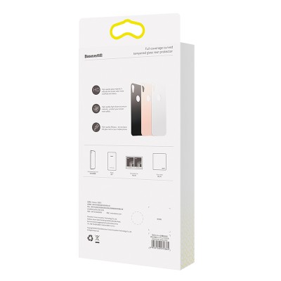 Защитное стекло BASEUS SGAPIPH65-BM01 для iPhone XS Max, 0.3mm, заднее, черный Защитное стекло BASEUS SGAPIPH65-BM01 для iPhone XS Max, 0.3mm, заднее, черный