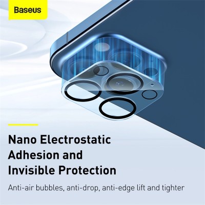 Защитное стекло BASEUS SGAPIPH61P-AJT02 на заднюю камеру для iPhone 12 Pro 6.1 Защитное стекло BASEUS SGAPIPH61P-AJT02 на заднюю камеру для iPhone 12 Pro 6.1