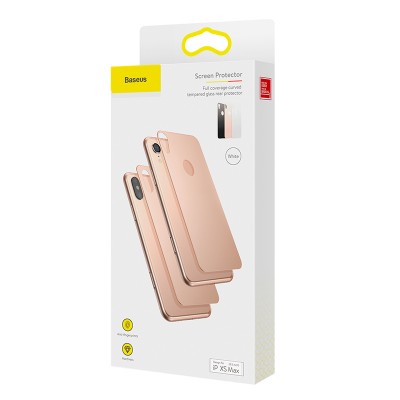 Защитное стекло BASEUS SGAPIPH65-BM01 для iPhone XS Max, 0.3mm, заднее, черный Защитное стекло BASEUS SGAPIPH65-BM01 для iPhone XS Max, 0.3mm, заднее, черный