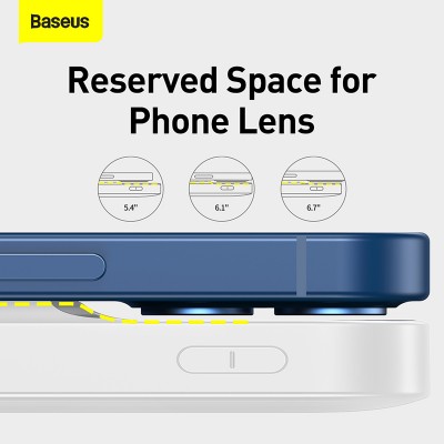 Портативный аккумулятор BASEUS Magnetic Wireless Fast Charging 20W, 2.4A, 10000 мА⋅ч, белый, с беспроводной зарядкой Портативный аккумулятор BASEUS Magnetic Wireless Fast Charging 20W, 2.4A, 10000 мА⋅ч, белый, с беспроводной зарядкой