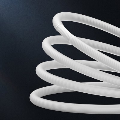 Кабель USB-C BASEUS CoolPlay Series Fast Charging, Type-C - Lightning, 20W, 2 м, белый Кабель USB-C BASEUS CoolPlay Series Fast Charging, Type-C - Lightning, 20W, 2 м, белый