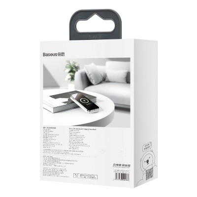 Портативный аккумулятор BASEUS Magnetic Wireless Fast Charging 20W, 2.4A, 10000 мА⋅ч, белый, с беспроводной зарядкой Портативный аккумулятор BASEUS Magnetic Wireless Fast Charging 20W, 2.4A, 10000 мА⋅ч, белый, с беспроводной зарядкой