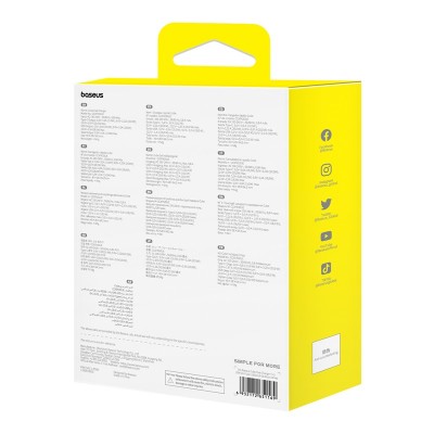 Зарядное устройство BASEUS Cube Fast Charger USB+Type-C, 20W, белый Зарядное устройство BASEUS Cube Fast Charger USB+Type-C, 20W, белый