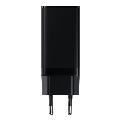Зарядное устройство BASEUS GaN3 Pro USB+2*USB-C + Кабель Type-C-Type-C, 3A, 65W, черный, с кабелем Зарядное устройство BASEUS GaN3 Pro USB+2*USB-C + Кабель Type-C-Type-C, 3A, 65W, черный, с кабелем