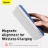 Портативный аккумулятор BASEUS Magnetic Wireless Fast Charging 20W, 2.4A, 10000 мА⋅ч, белый, с беспроводной зарядкой Портативный аккумулятор BASEUS Magnetic Wireless Fast Charging 20W, 2.4A, 10000 мА⋅ч, белый, с беспроводной зарядкой