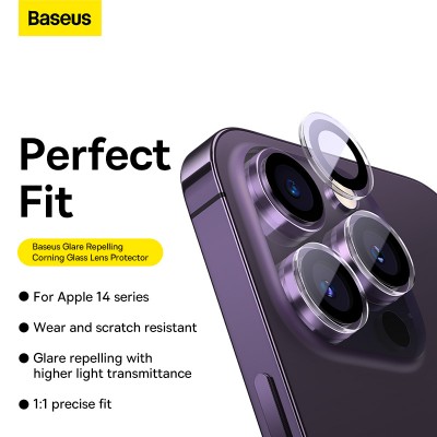 Защитное стекло BASEUS на заднюю камеру для iPhone 14 Pro/14 Pro Max 6.7 Защитное стекло BASEUS на заднюю камеру для iPhone 14 Pro/14 Pro Max 6.7