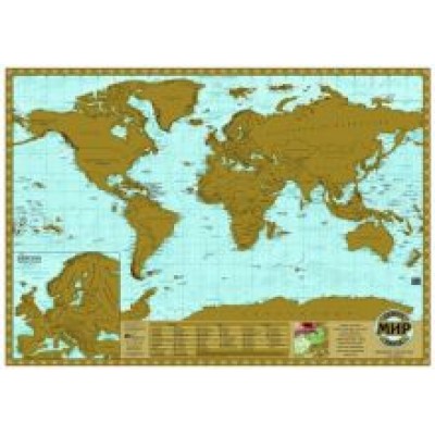 Скретч карта Мир (GT101 / СК_МИР60АГТ) Скретч карта Мир (GT101 / СК_МИР60АГТ)