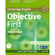 Capel, Sharp: Objective. 4th Edition. First. Student's Book with Answers (+CD)
