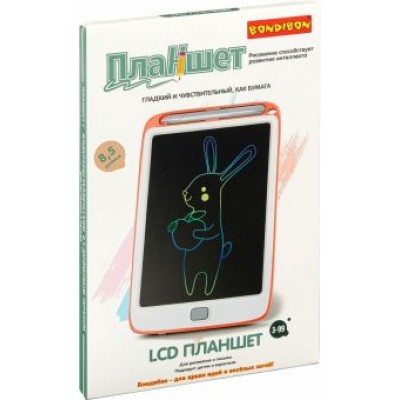 Планшет с жидкокристаллическим оранжевым экраном, цветные линии (624А/ВВ4817) Планшет с жидкокристаллическим оранжевым экраном, цветные линии (624А/ВВ4817)