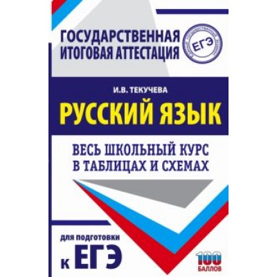 Ирина Текучева: ЕГЭ Русский язык. Весь школьный курс в таблицах и схемах для подготовки к ЕГЭ Ирина Текучева: ЕГЭ Русский язык. Весь школьный курс в таблицах и схемах для подготовки к ЕГЭ