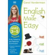Vorderman, Hurrell: English Made Easy. Ages 3-5. Rhyming. Preschool