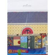 Бумага цветная для скрапбукинга Путешествие, 6 листов