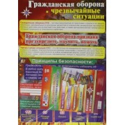 Комплект тематических плакатов. Гражданская оборона и техногенные катастрофы. ФГОС