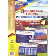 Комплект плакатов "Политическая система Российской Федерации". 4 плаката с методическим сопров. ФГОС