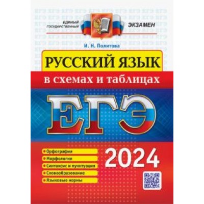 Ирина Политова: ЕГЭ 2024. Русский язык в схемах и таблицах Ирина Политова: ЕГЭ 2024. Русский язык в схемах и таблицах
