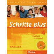 Hilpert, Niebisch, Kerner: Schritte plus 4. A2/2. Kursbuch + Arbeitsbuch mit Audio-CD zum Arbeitsbuch und interaktiven Übungen
