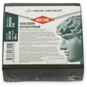 Пластилин скульптурный Studio, оливковый, мягкий, 0,5 кг