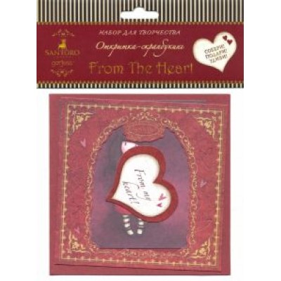 Santoro. Открытка-скрапбук. From The Heart (04667) Santoro. Открытка-скрапбук. From The Heart (04667)