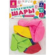 Шары воздушные "Комплименты" (5 штук, 30 см, 5 цветов) (105018)