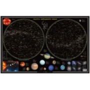 Карта настольная Звездное небо. Планеты.