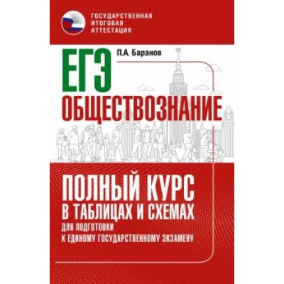 Петр Баранов: ЕГЭ Обществознание. Полный курс в таблицах и схемах для подготовки к ЕГЭ Петр Баранов: ЕГЭ Обществознание. Полный курс в таблицах и схемах для подготовки к ЕГЭ