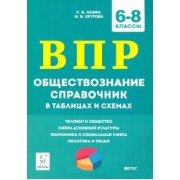 Пазин, Крутова: ВПР Обществознание. 6-8 классы. Справочник в таблицах и схемах