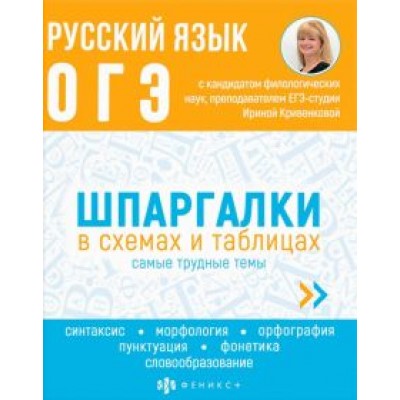 И. Кривенкова: ОГЭ Русский язык. Шпаргалки в схемах и таблицах И. Кривенкова: ОГЭ Русский язык. Шпаргалки в схемах и таблицах