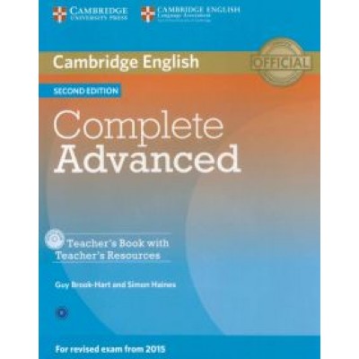 Brook-Hart, Haines: Complete. Advanced. Second Edition. Teacher's Book with Teacher's Resources CD-ROM Brook-Hart, Haines: Complete. Advanced. Second Edition. Teacher's Book with Teacher's Resources CD-ROM