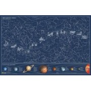 Карта звёздного неба. Светится в темноте